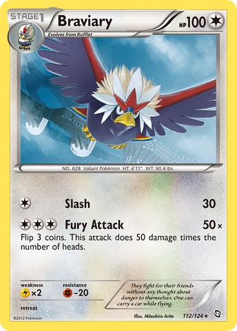 Braviary (112/124) [Black & White: Dragons Exalted] Pokémon