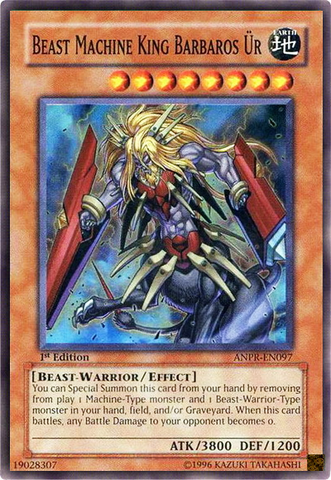 Beast Machine King Barbaros Ur [ANPR-EN097] Super Rare Yu-Gi-Oh!