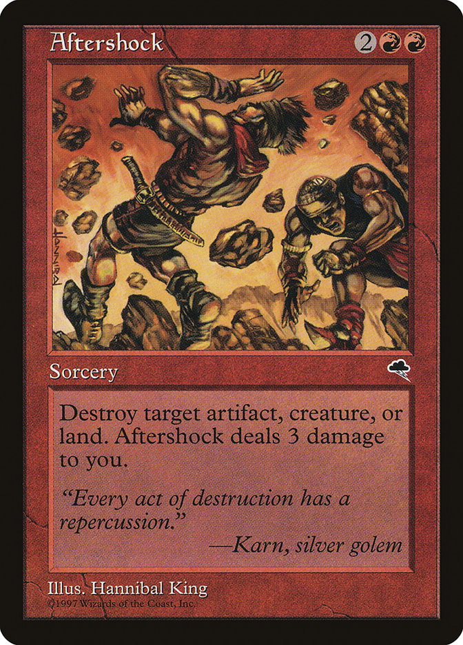 Aftershock [Tempest] Magic: The Gathering