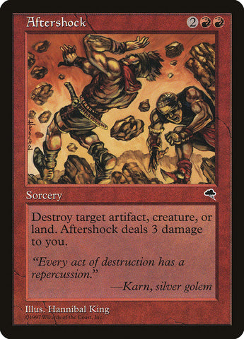Aftershock [Tempest] Magic: The Gathering