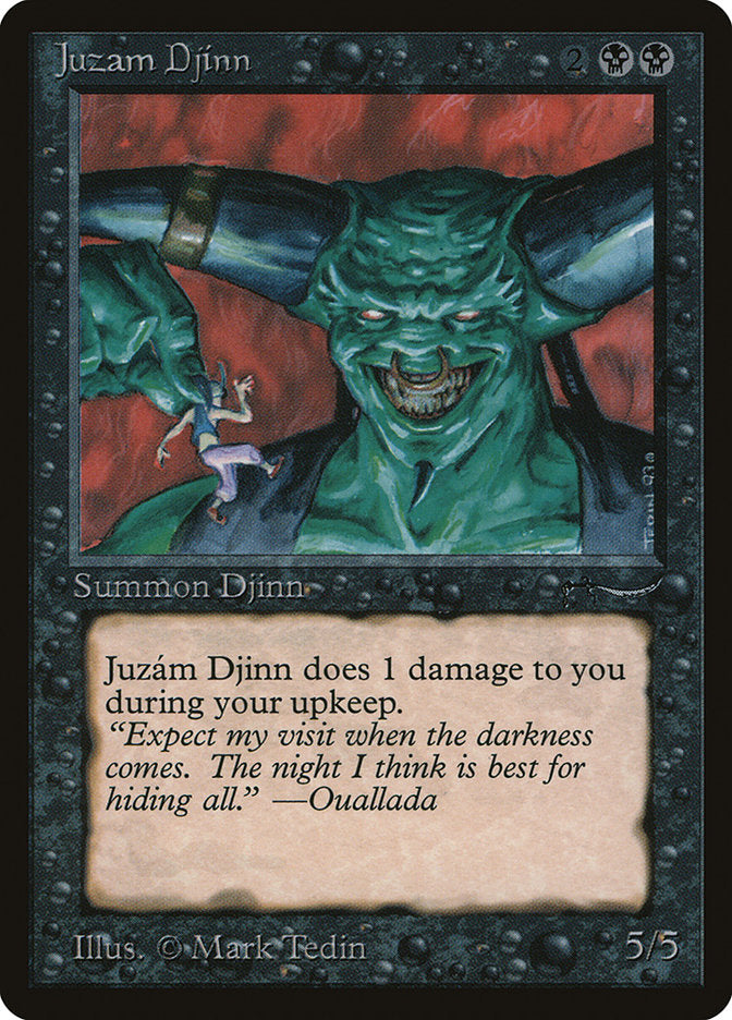 Juzam Djinn [Arabian Nights] Magic: The Gathering