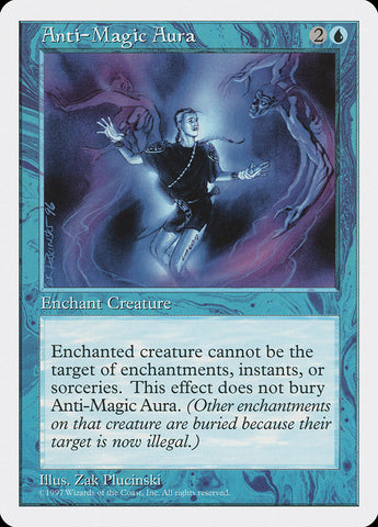 Anti-Magic Aura [Fifth Edition] Magic: The Gathering