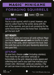 Foraging Squirrels (Magic Minigame) [Modern Horizons 2 Minigame] Magic: The Gathering