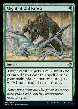 Might of Old Krosa [Time Spiral Remastered] Magic: The Gathering