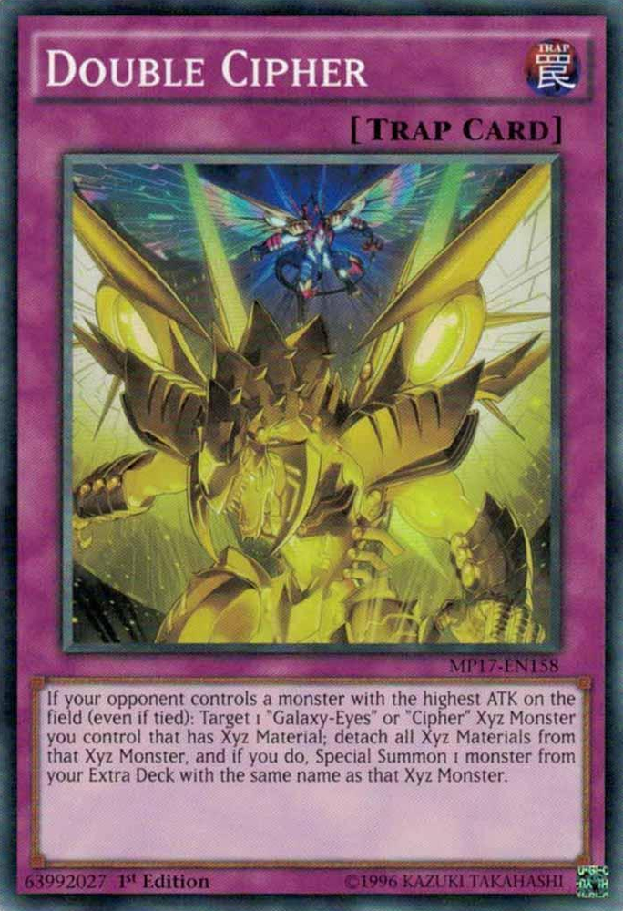 Double Cipher [MP17-EN158] Common Yu-Gi-Oh!
