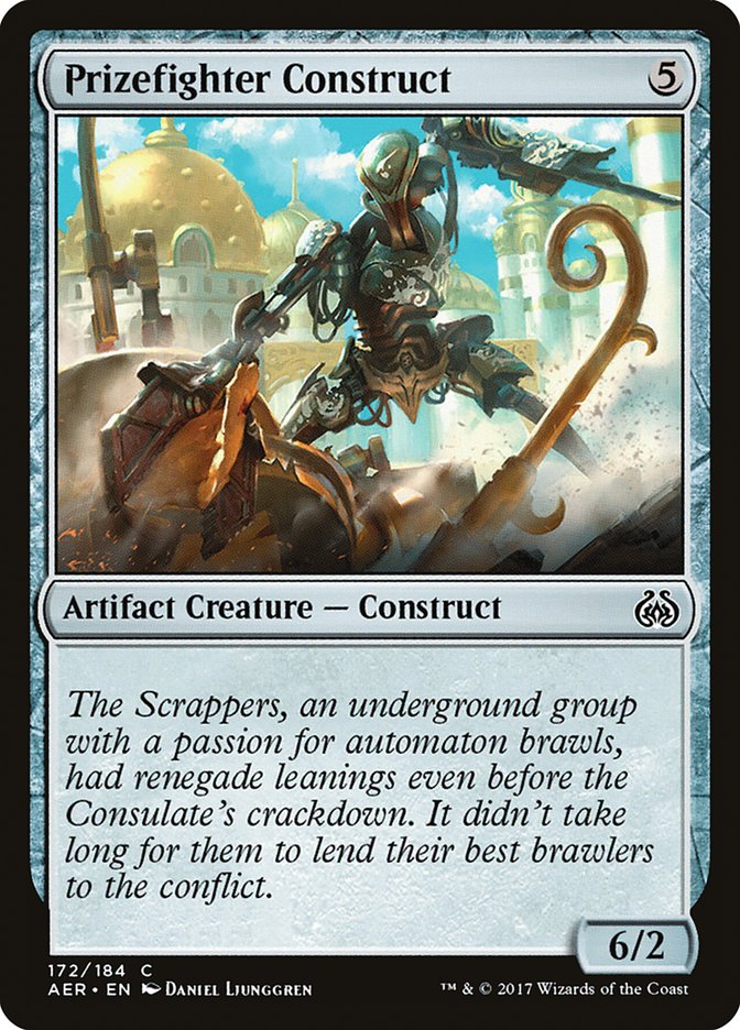 Prizefighter Construct [Aether Revolt] Magic: The Gathering