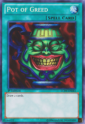 Pot of Greed [LCJW-EN061] Secret Rare Yu-Gi-Oh!
