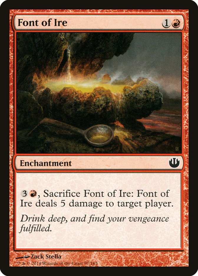 Font of Ire [Journey into Nyx] Magic: The Gathering