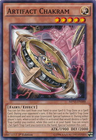 Artifact Chakram [MP15-EN088] Common Yu-Gi-Oh!
