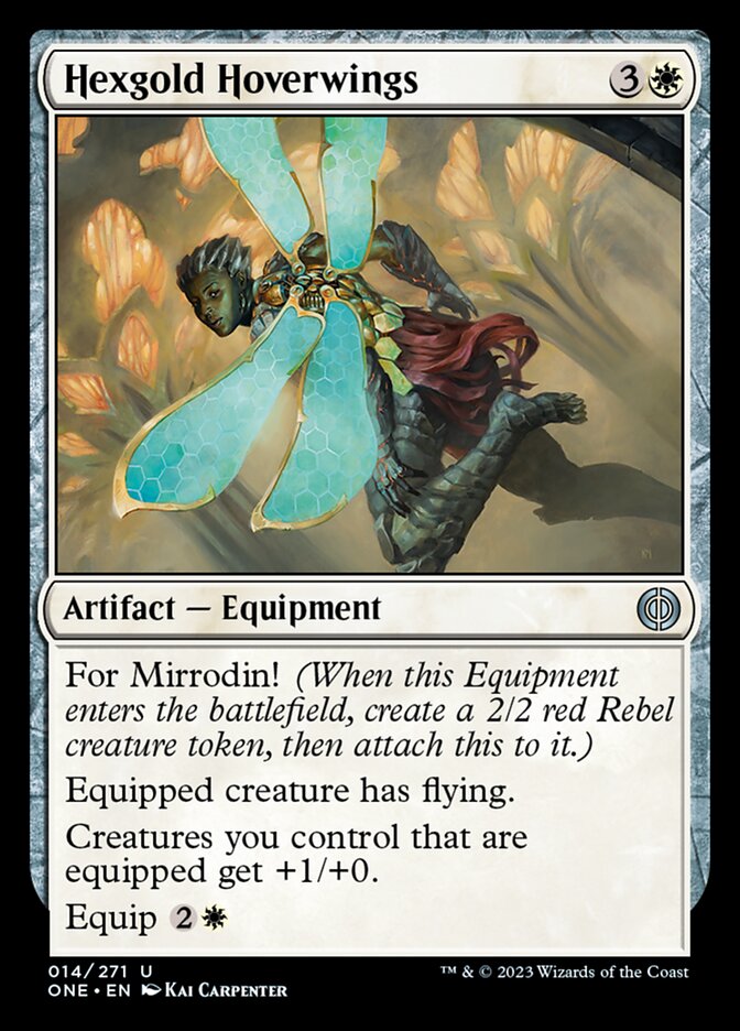 Hexgold Hoverwings [Phyrexia: All Will Be One] Magic: The Gathering