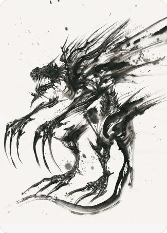 Phyrexian Obliterator Art Card [Phyrexia: All Will Be One Art Series] Magic: The Gathering