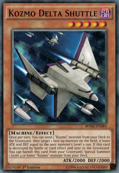 Kozmo Delta Shuttle [BOSH-EN084] Common Yu-Gi-Oh!