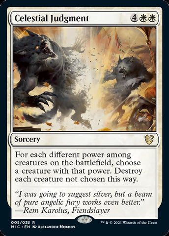 Celestial Judgment [Innistrad: Midnight Hunt Commander] Magic: The Gathering