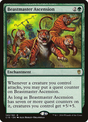 Beastmaster Ascension [Commander 2016] Magic: The Gathering