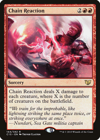 Chain Reaction [Commander 2015] Magic: The Gathering