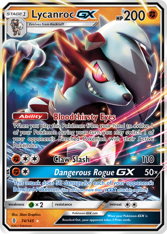 Lycanroc GX (74/145) [Sun & Moon: Guardians Rising]