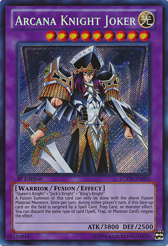 Arcana Knight Joker [LCYW-EN051] Secret Rare Yu-Gi-Oh!