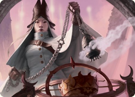 Celestus Sanctifier Art Card [Innistrad: Midnight Hunt Art Series] Magic: The Gathering