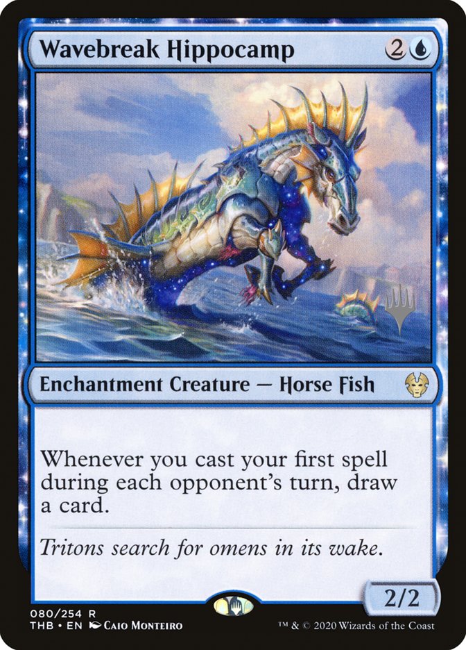 Wavebreak Hippocamp (Promo Pack) [Theros Beyond Death Promos] Magic: The Gathering