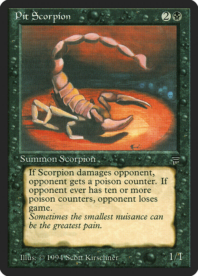 Pit Scorpion [Legends] Magic: The Gathering