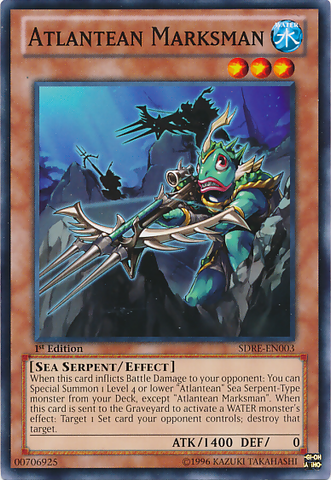 Atlantean Marksman [SDRE-EN003] Common Yu-Gi-Oh!
