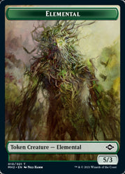 Elemental // Food (18) Double-Sided Token [Modern Horizons 2 Tokens] Magic: The Gathering