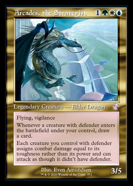 Arcades, the Strategist (Timeshifted) [Time Spiral Remastered] Magic: The Gathering