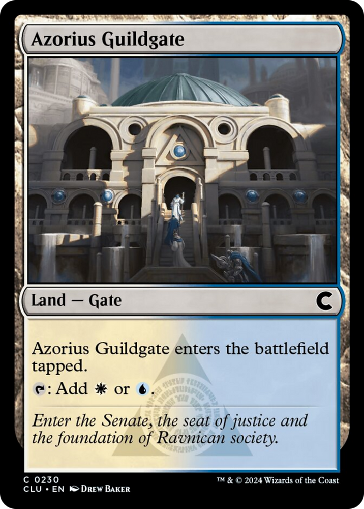 Azorius Guildgate [Ravnica: Clue Edition] Magic: The Gathering