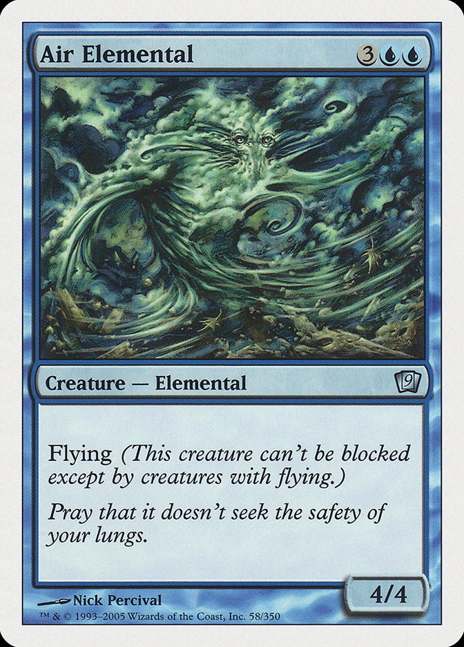 Air Elemental [Ninth Edition] Magic: The Gathering