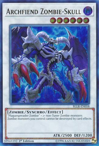 Archfiend Zombie-Skull [BLLR-EN058] Ultra Rare Yu-Gi-Oh!