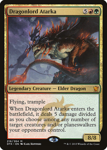 Dragonlord Atarka [Dragons of Tarkir] Magic: The Gathering