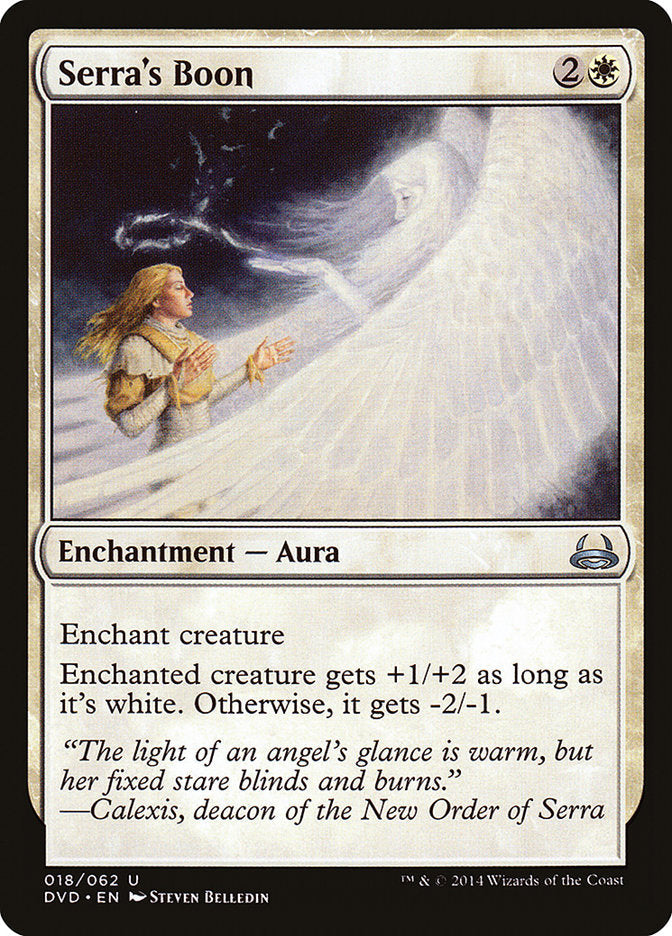 Serra's Boon (Divine vs. Demonic) [Duel Decks Anthology] Magic: The Gathering