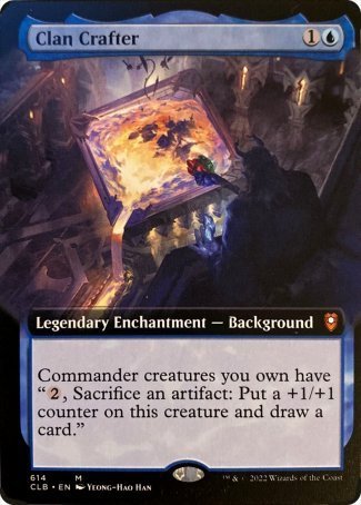 Clan Crafter (Extended Art) [Commander Legends: Battle for Baldur's Gate] Magic: The Gathering