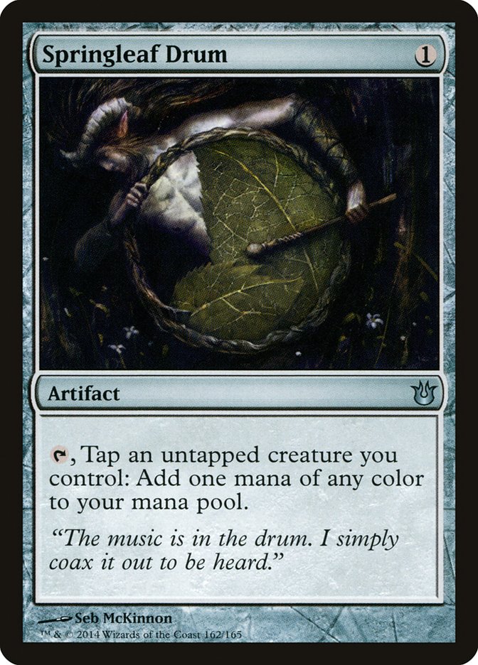 Springleaf Drum [Born of the Gods] Magic: The Gathering