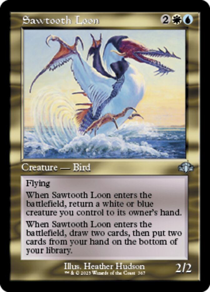 Sawtooth Loon (Retro) [Dominaria Remastered] Magic: The Gathering