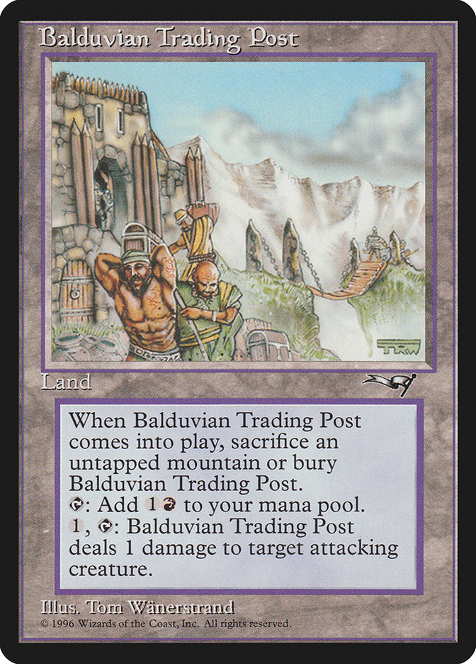 Balduvian Trading Post [Alliances] Magic: The Gathering