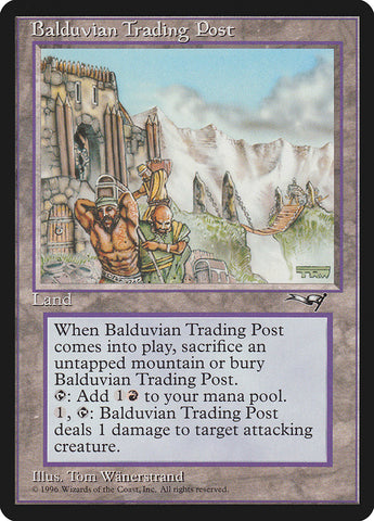 Balduvian Trading Post [Alliances] Magic: The Gathering
