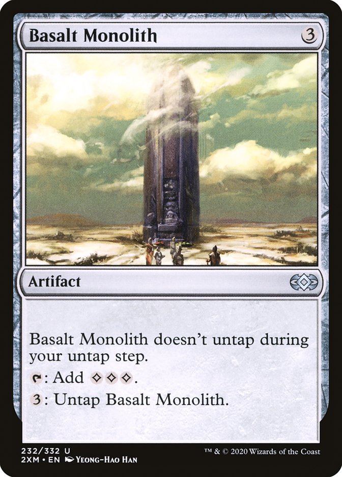 Basalt Monolith [Double Masters] Magic: The Gathering