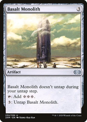 Basalt Monolith [Double Masters] Magic: The Gathering