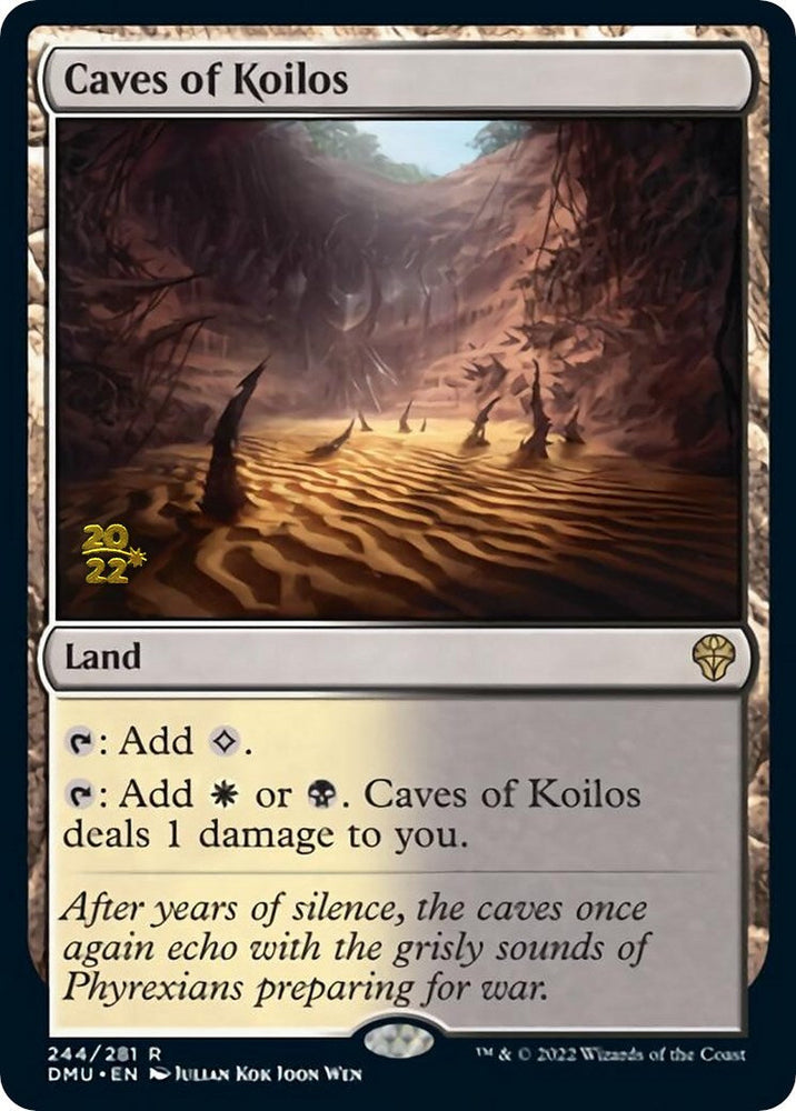 Caves of Koilos [Dominaria United Prerelease Promos] Magic: The Gathering