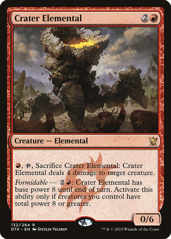 Crater Elemental [Dragons of Tarkir] Magic: The Gathering