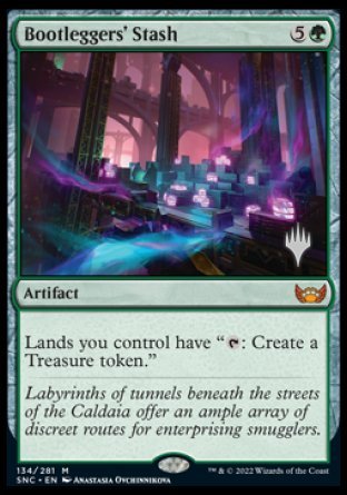 Bootleggers' Stash (Promo Pack) [Streets of New Capenna Promos] Magic: The Gathering