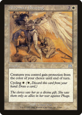 Akroma's Blessing [Onslaught] Magic: The Gathering