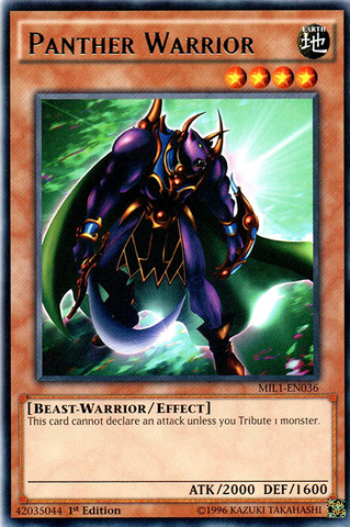 Panther Warrior [MIL1-EN036] Rare Yu-Gi-Oh!