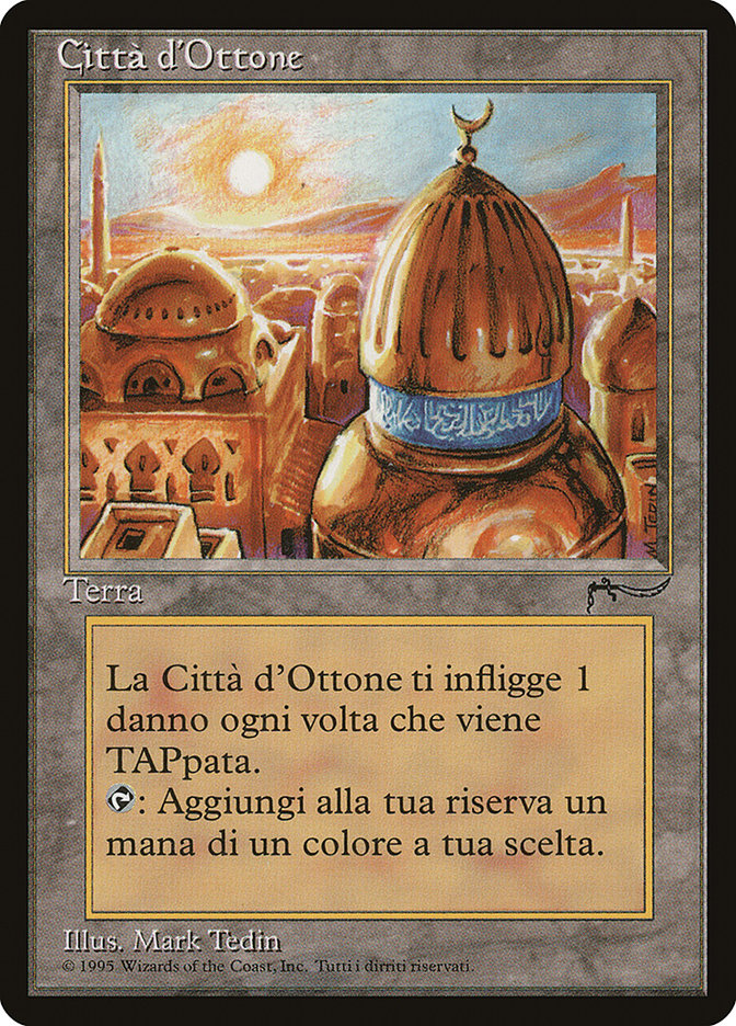 City of Brass (Italian) - "Citta d'Ottone" [Rinascimento] Magic: The Gathering
