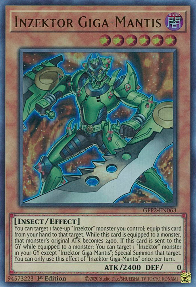 Inzektor Giga-Mantis [GFP2-EN063] Ultra Rare Yu-Gi-Oh!