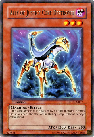 Ally of Justice Core Destroyer [TSHD-EN037] Rare Yu-Gi-Oh!