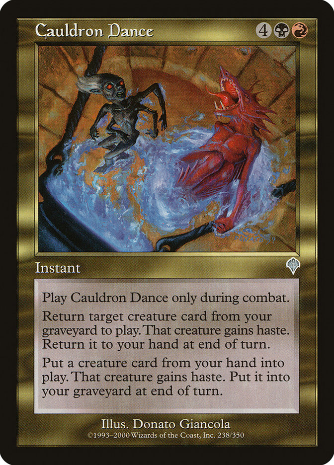 Cauldron Dance [Invasion] Magic: The Gathering