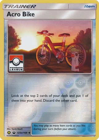 Acro Bike (123a/168) (League Promo) [Sun & Moon: Celestial Storm] Pokémon