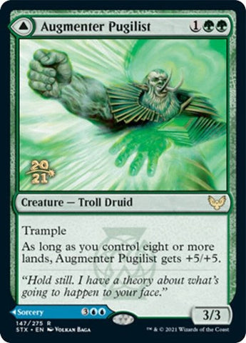 Augmenter Pugilist // Echoing Equation [Strixhaven: School of Mages Prerelease Promos] Magic: The Gathering